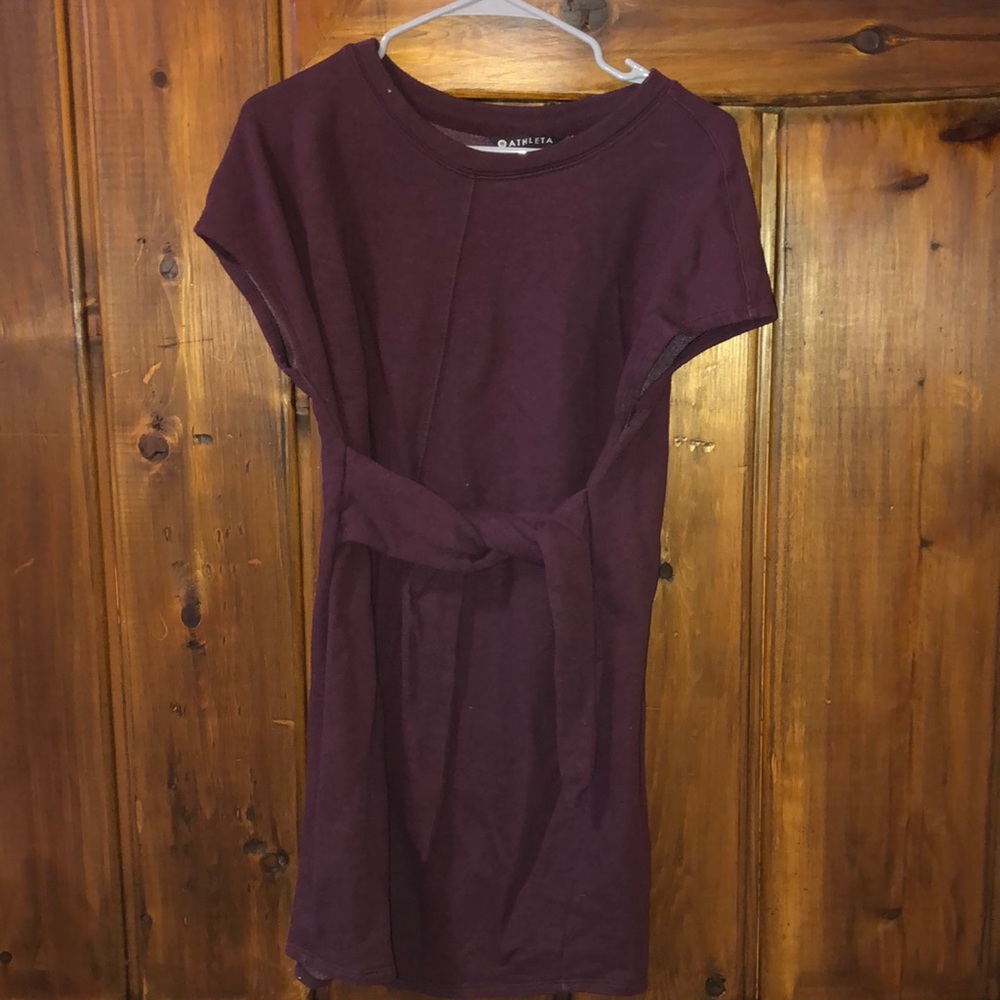 Maroon athleta casual dress